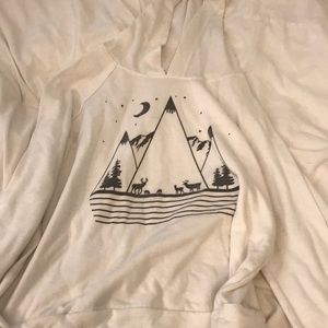 Full tilt white sweater.